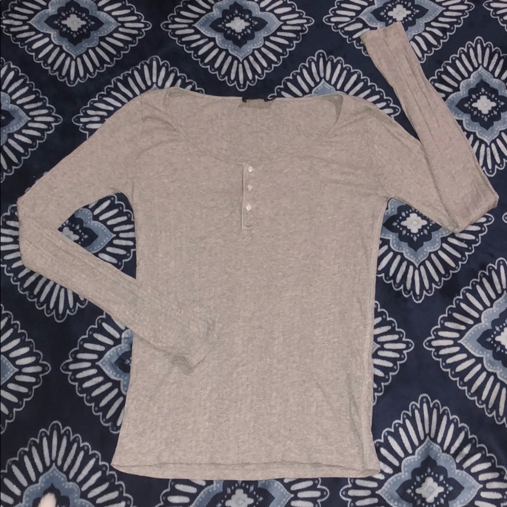 Ralph Lauren polo scoop neck long sleeved shirt